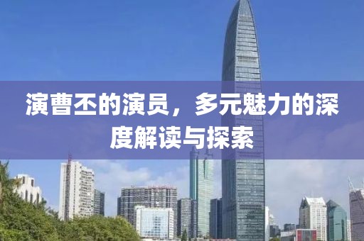 演曹丕的演员，多元魅力的深度解读与探索