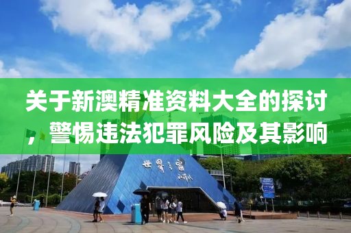 关于新澳精准资料大全的探讨，警惕违法犯罪风险及其影响