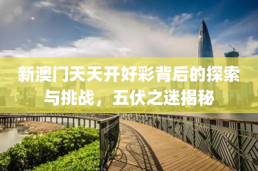 新澳门天天开好彩背后的探索与挑战，五伏之迷揭秘