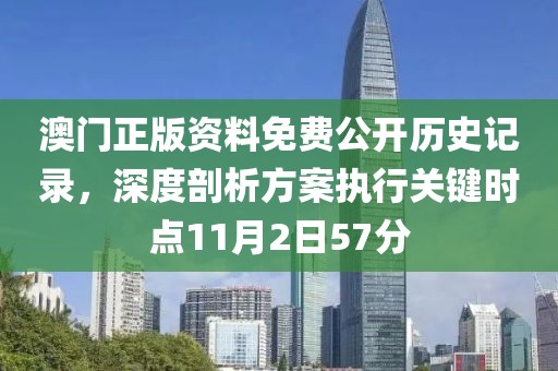 澳门正版资料免费公开历史记录，深度剖析方案执行关键时点11月2日57分