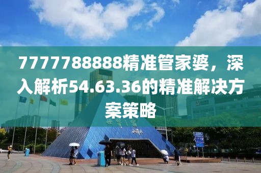 7777788888精准管家婆，深入解析54.63.36的精准解决方案策略