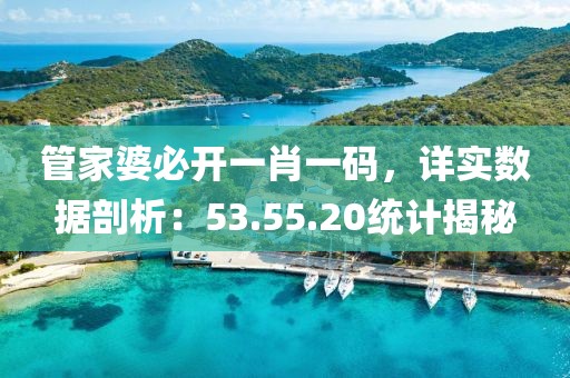 管家婆必开一肖一码，详实数据剖析：53.55.20统计揭秘