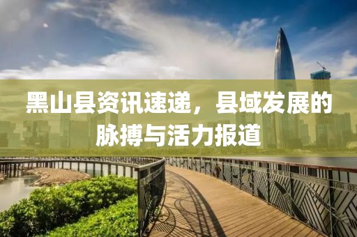 黑山县资讯速递，县域发展的脉搏与活力报道