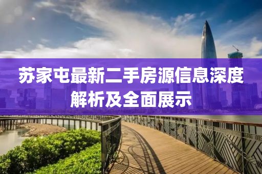 苏家屯最新二手房源信息深度解析及全面展示