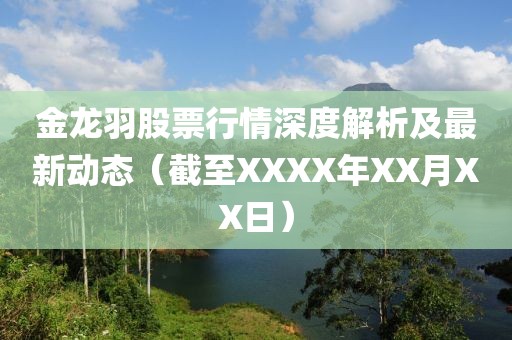 金龙羽股票行情深度解析及最新动态（截至XXXX年XX月XX日）