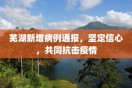 芜湖新增病例通报，坚定信心，共同抗击疫情