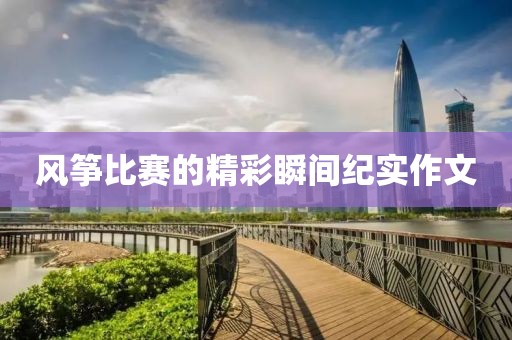 风筝比赛的精彩瞬间纪实作文