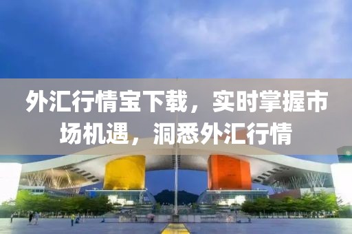 外汇行情宝下载，实时掌握市场机遇，洞悉外汇行情
