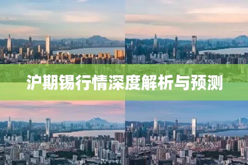 沪期锡行情深度解析与预测