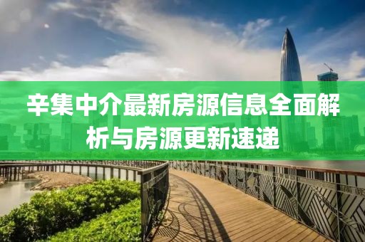 辛集中介最新房源信息全面解析与房源更新速递