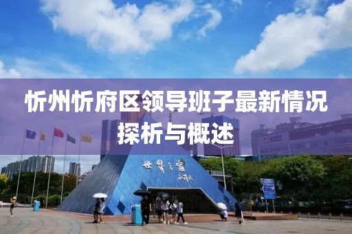 忻州忻府区领导班子最新情况探析与概述