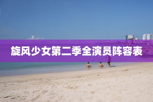 旋风少女第二季全演员阵容表