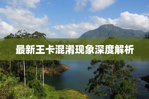 最新王卡混淆现象深度解析